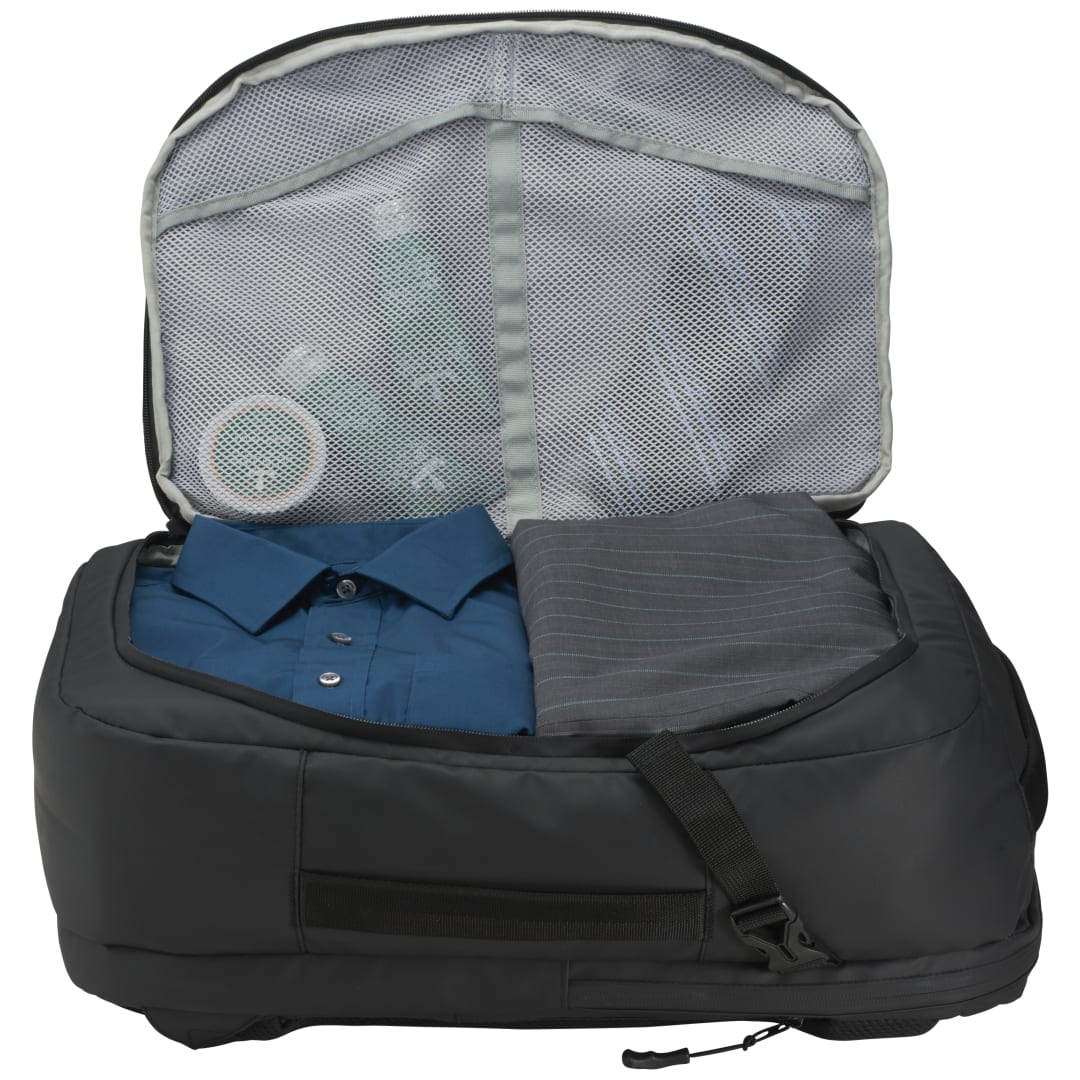 Front View of Black elleven™ Numinous 15" Computer Travel Backpack