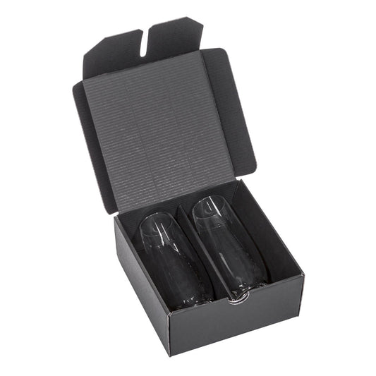 Edderton Stemless Flute - Deep Etch 7.5oz