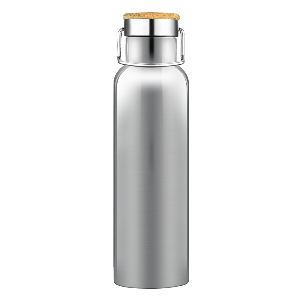 Smith 20oz Stainless Steel Bamboo Cap Water Bottle