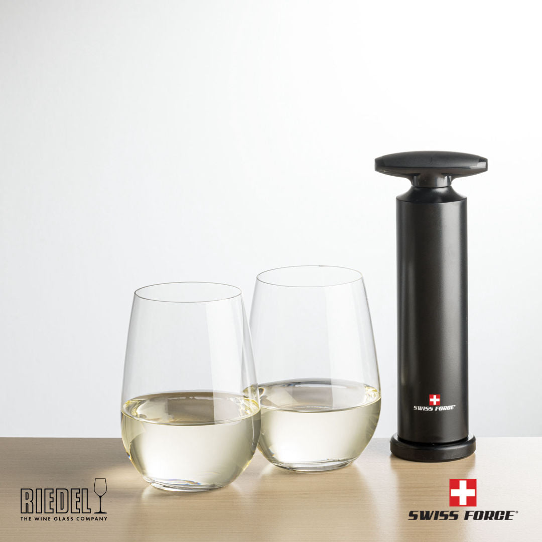 Swiss Force® Effortless Opener & RIEDEL Stemless