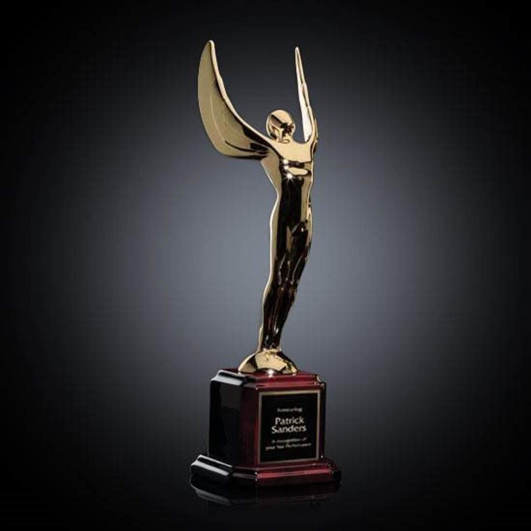 Winged Achievement Award on Rosewood