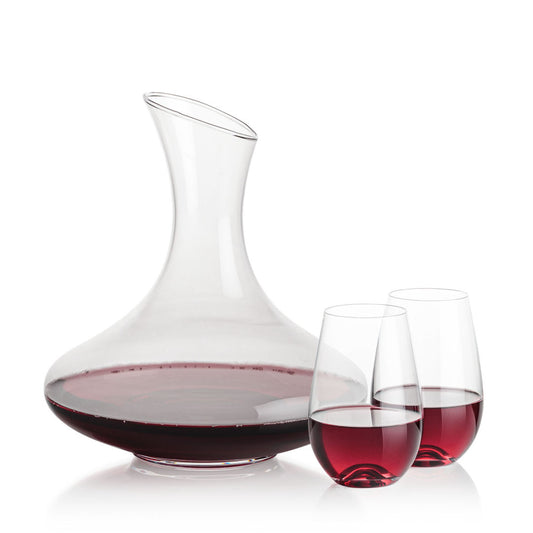 Innisfil Carafe & Boston Stemless Wine