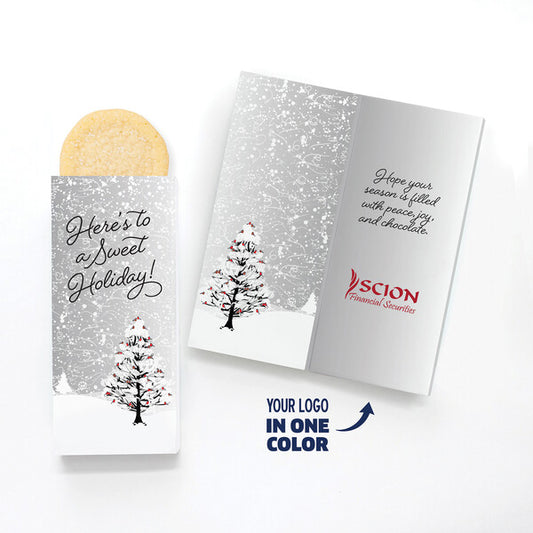 One Color Foil-Stamped Stock Cardinals Sweeter Cards with Sugar Cookies