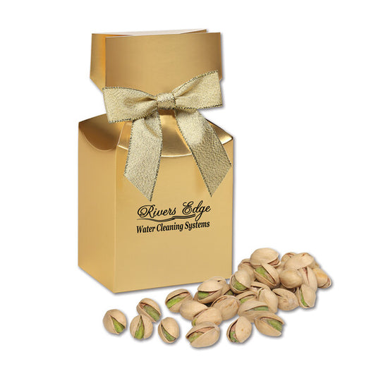 California Pistachios in Gold Premium Delights Gift Box