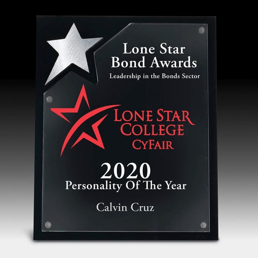 North Star Plaque - Screen Print - (8" x 10" x 5/8")