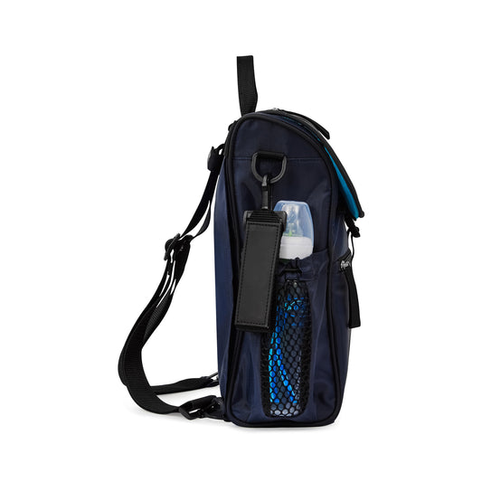 Navy Blue Uptown Convertible Diaper Bag Kit