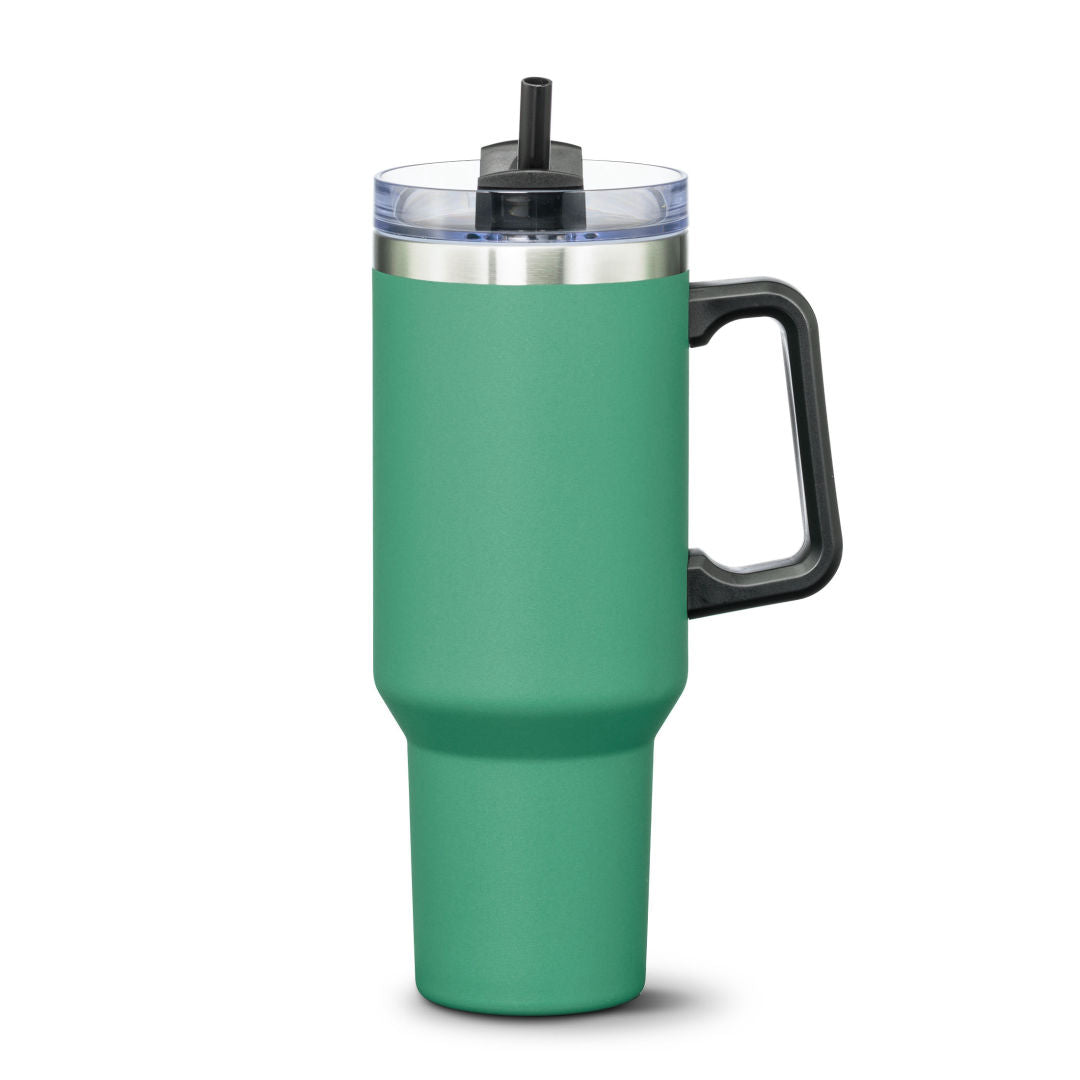 Compeer Handle Travel Mug w/Straw - 40oz