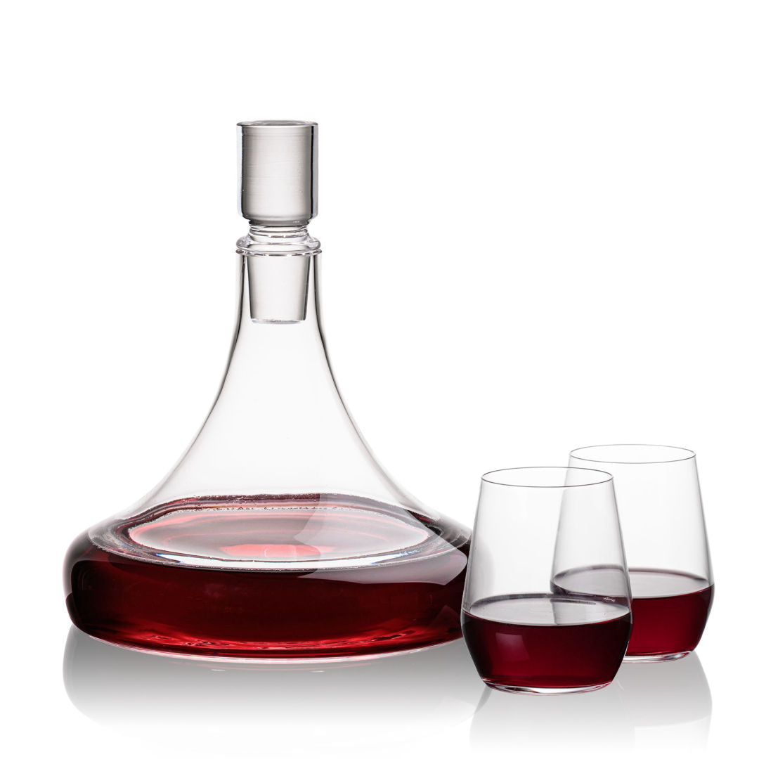 Ashby Decanter & Germain Stemless Wine