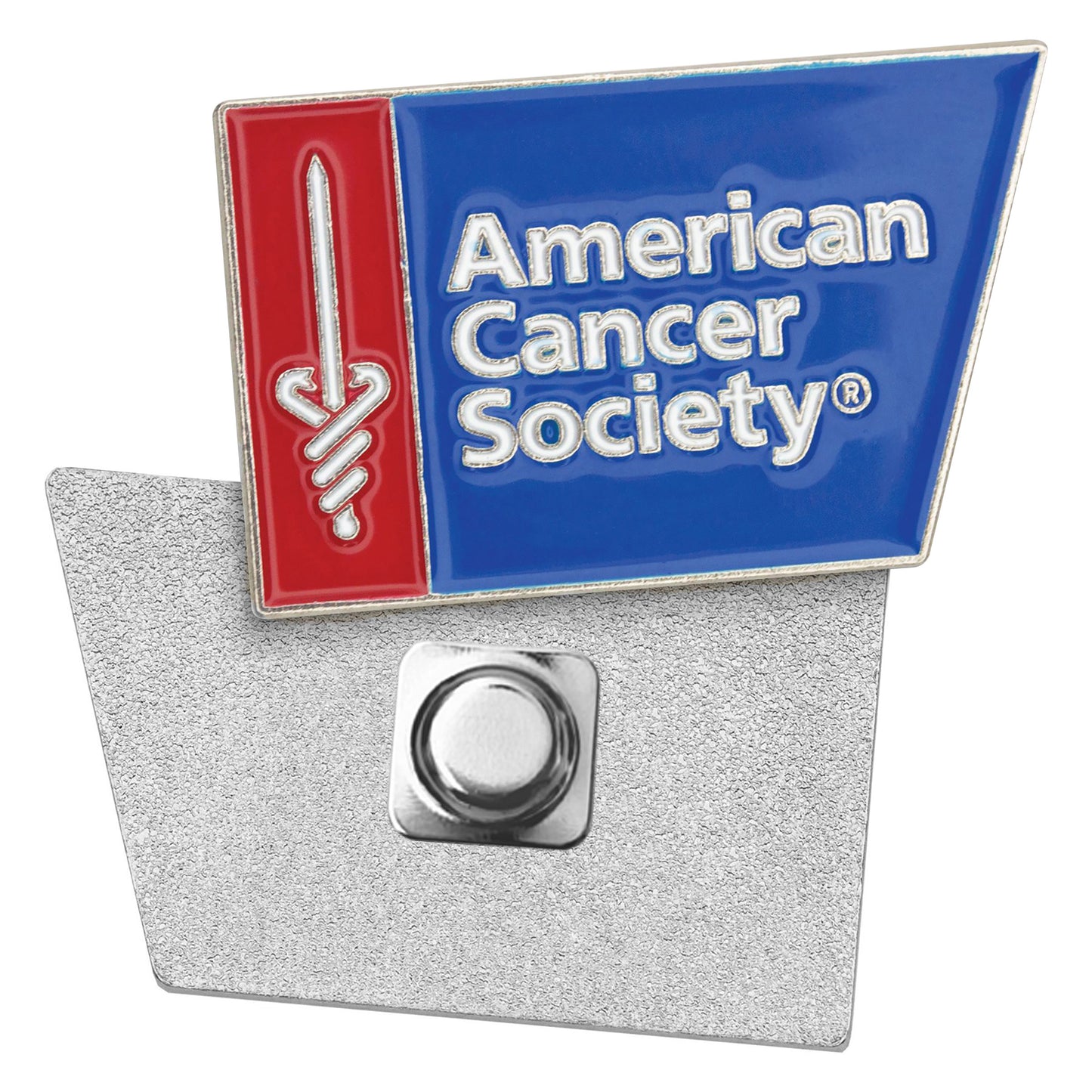 Lapel Pin Die Struck Soft Enamel w/ Magnet Backing (1-1/4")
