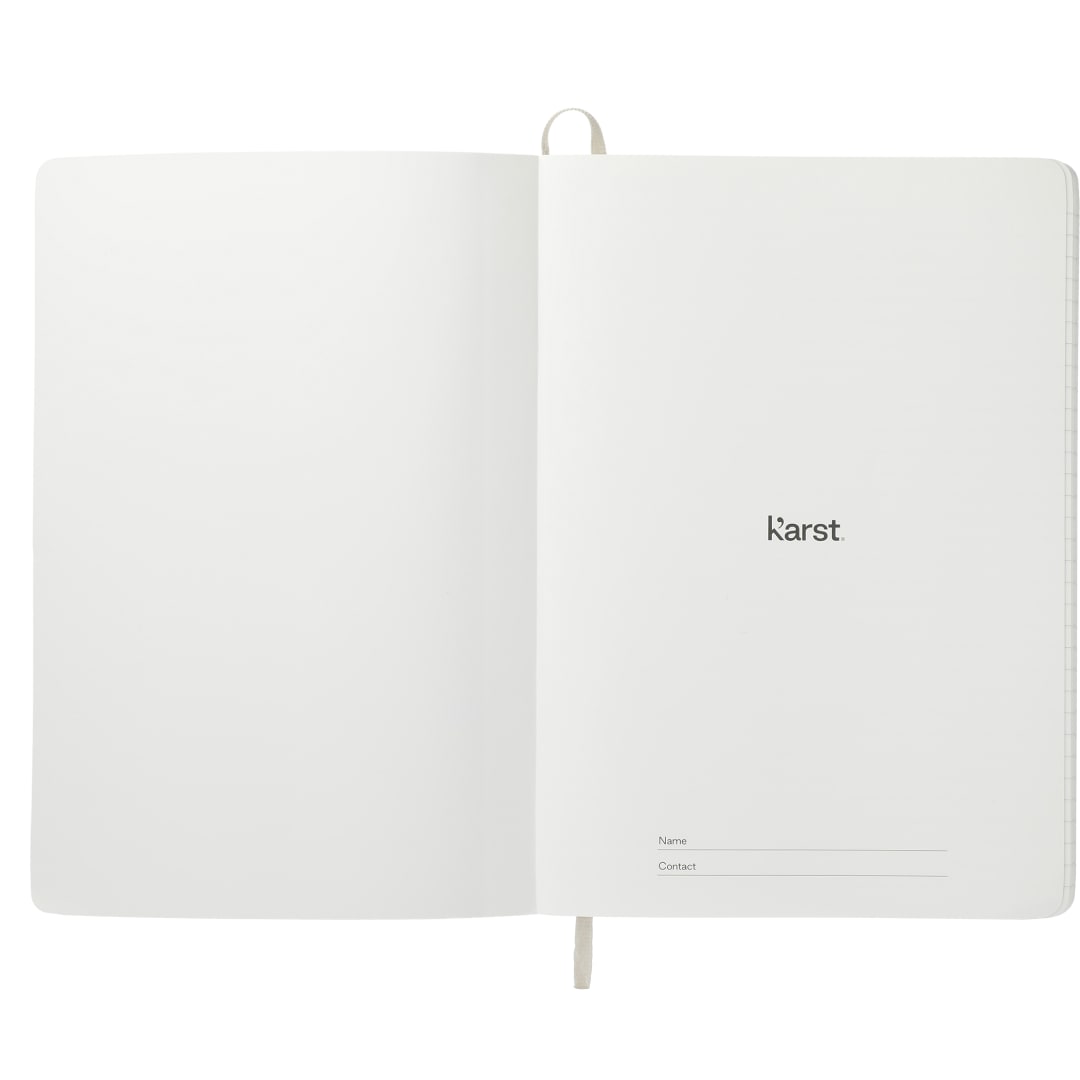Karst 5.5" x 8.5" Stone Soft Bound Notebook