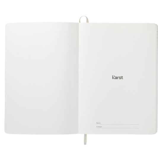 Karst 5.5" x 8.5" Stone Soft Bound Notebook
