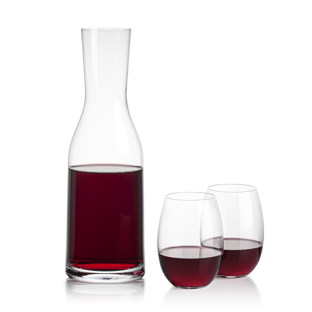 Caldmore Carafe & Carlita Stemless Wine
