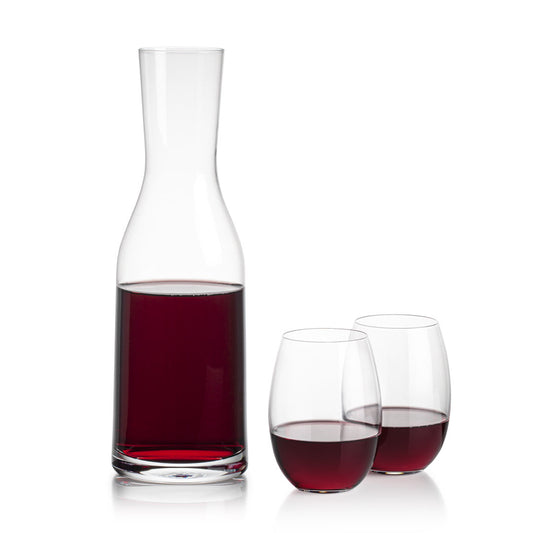 Caldmore Carafe & Carlita Stemless Wine