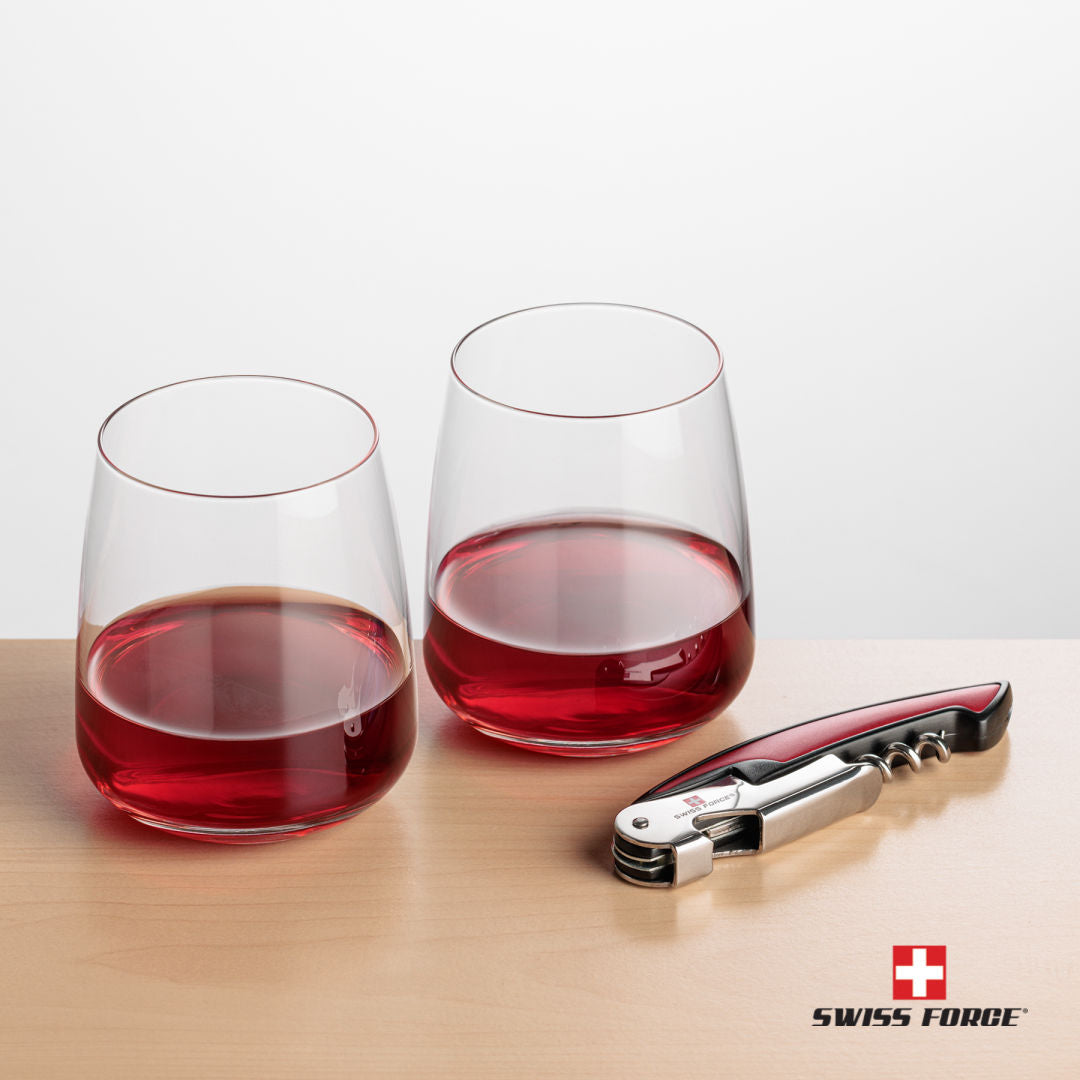 Swiss Force® Opener & Dunhill Stemless Wine