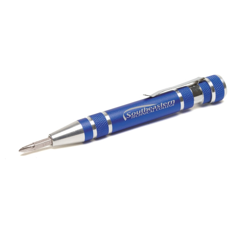 "Great Eight" 8 Bit Metal Screwdriver Tool Kit with Metal Clip