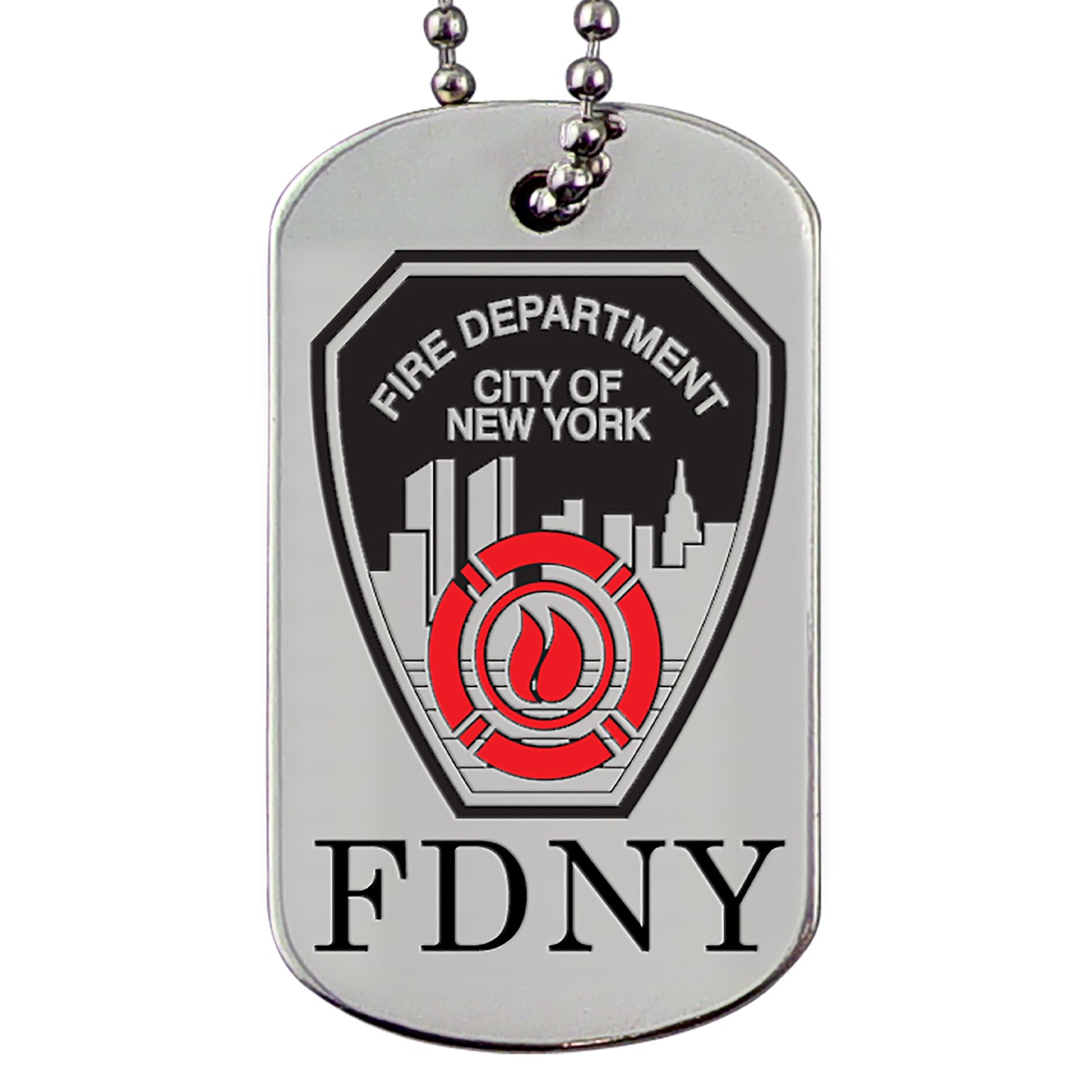 Etched Dog Tags - Stainless Steel Base