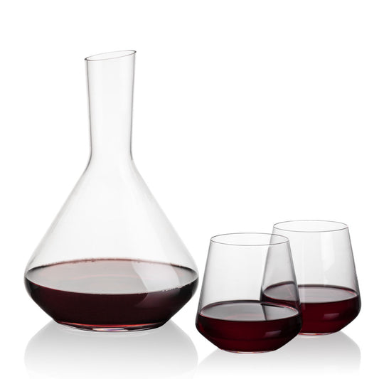 Terrassa Carafe & Cannes Stemless Wine