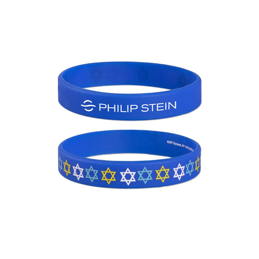 Multicolor Hanukkah Silicone Wristband Bracelet
