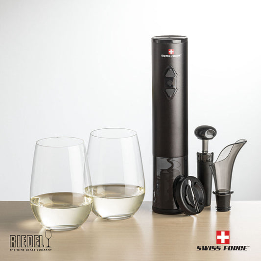 Swiss Force® Opener Set & RIEDEL Stemless Wine