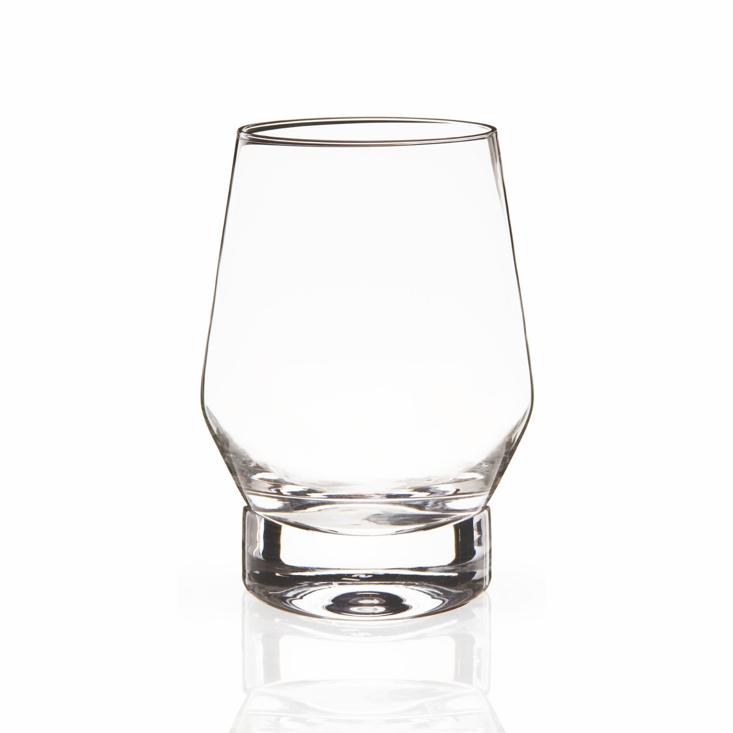 Viski® Raye Heavy Base Crystal Whiskey Glass