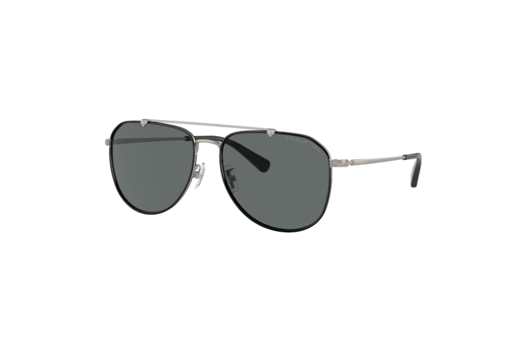 Coach Polarized Metal Windsor Pilot Sunglasses