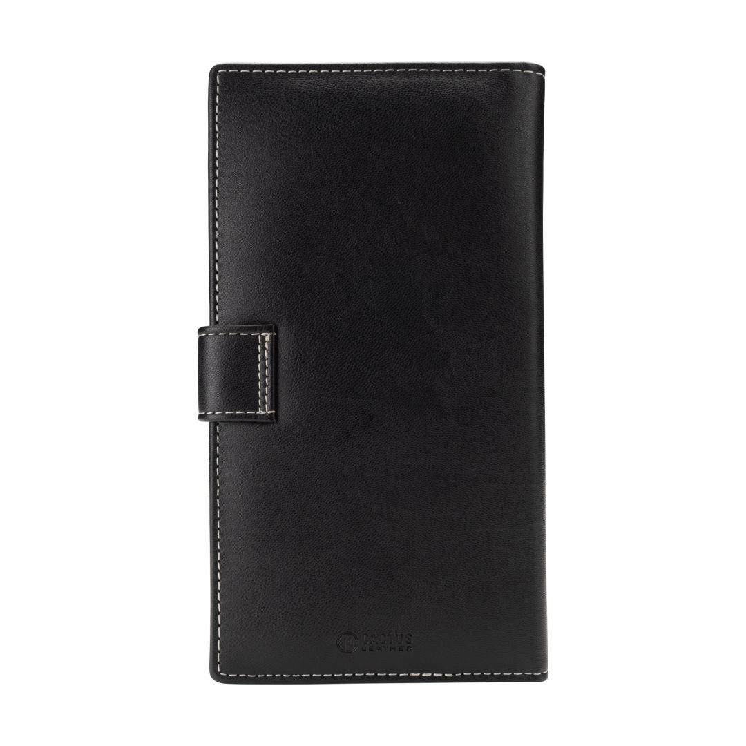 Sarnen Cactus Leather Long Wallet w/Coin Pocket