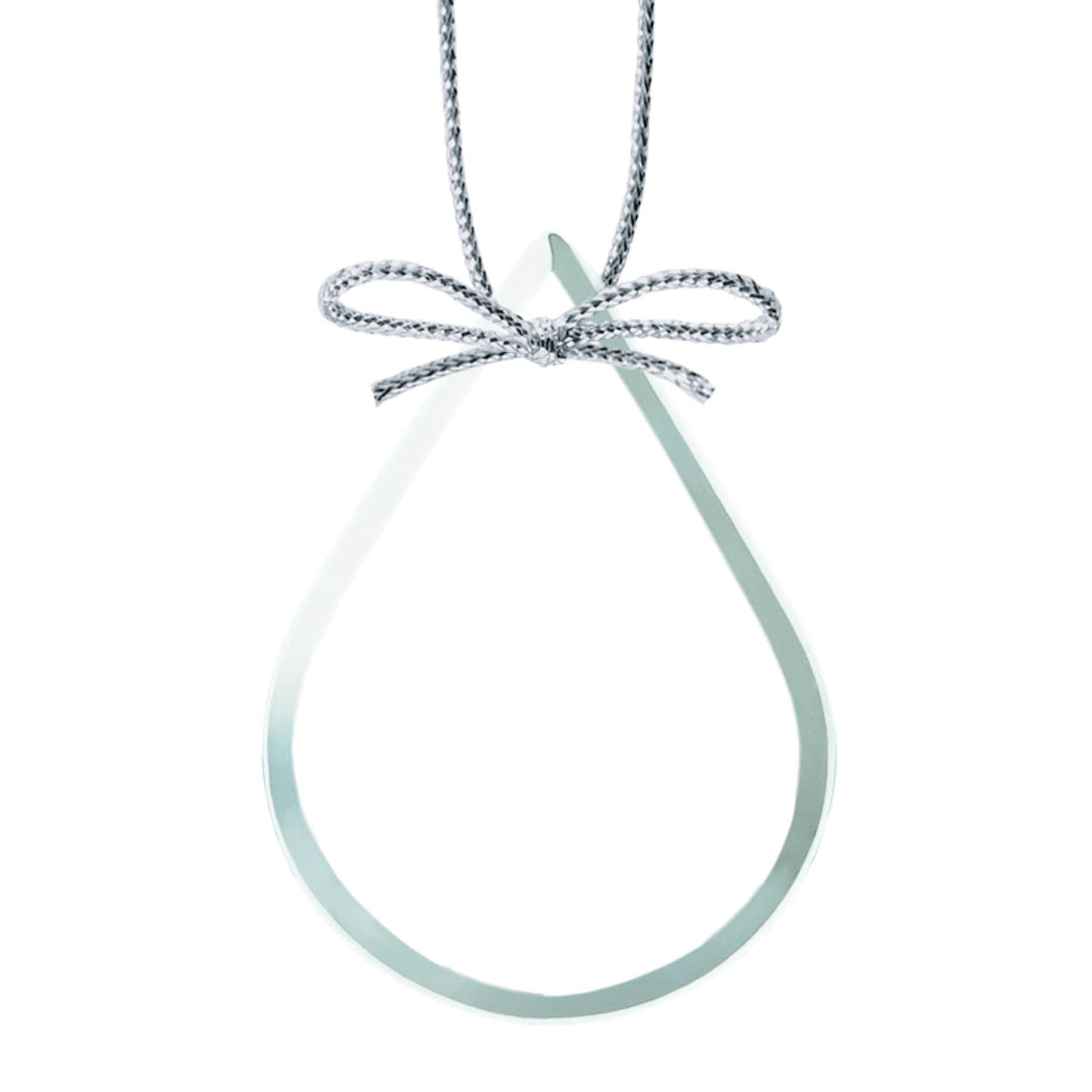 Jade Ornament - Teardrop Imprinted
