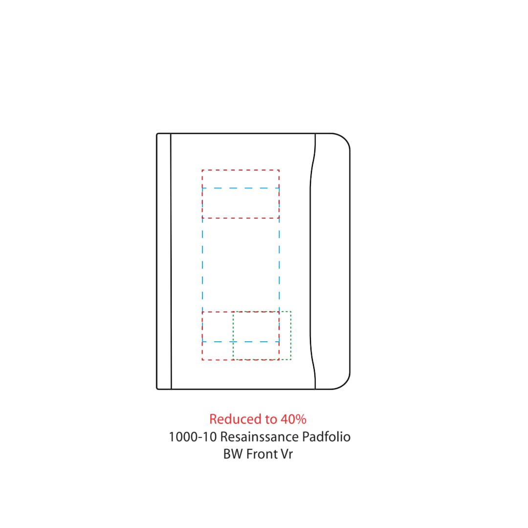 FSC® Mix Renaissance Zippered Padfolio