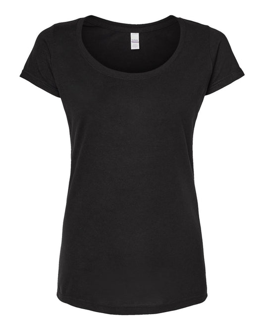 Women's Poly-Rich Scoop Neck T-Shirt - 243