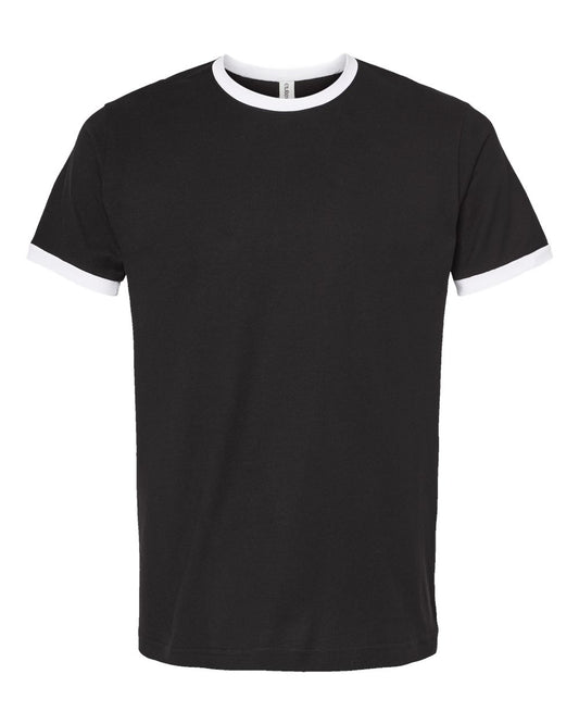 Unisex Fine Jersey Ringer T-Shirt - 246