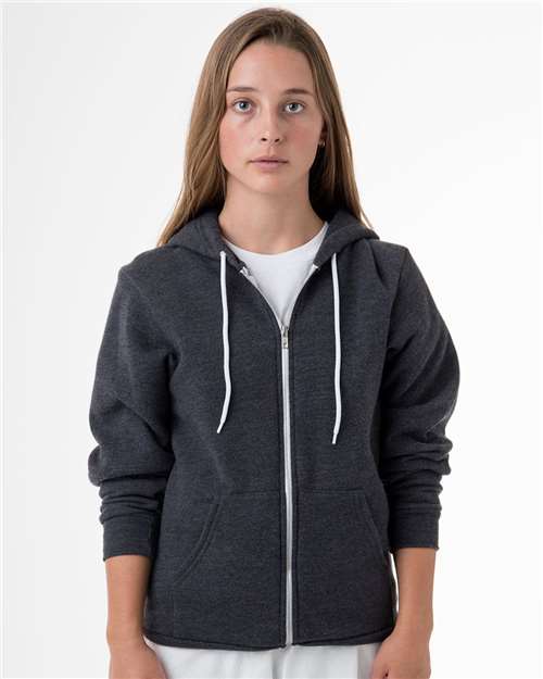 Unisex USA-Made Flex Fleece Full-Zip Hooded Sweatshirt - F97