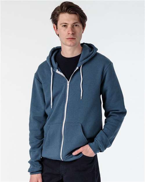 Unisex USA-Made Flex Fleece Full-Zip Hooded Sweatshirt - F97