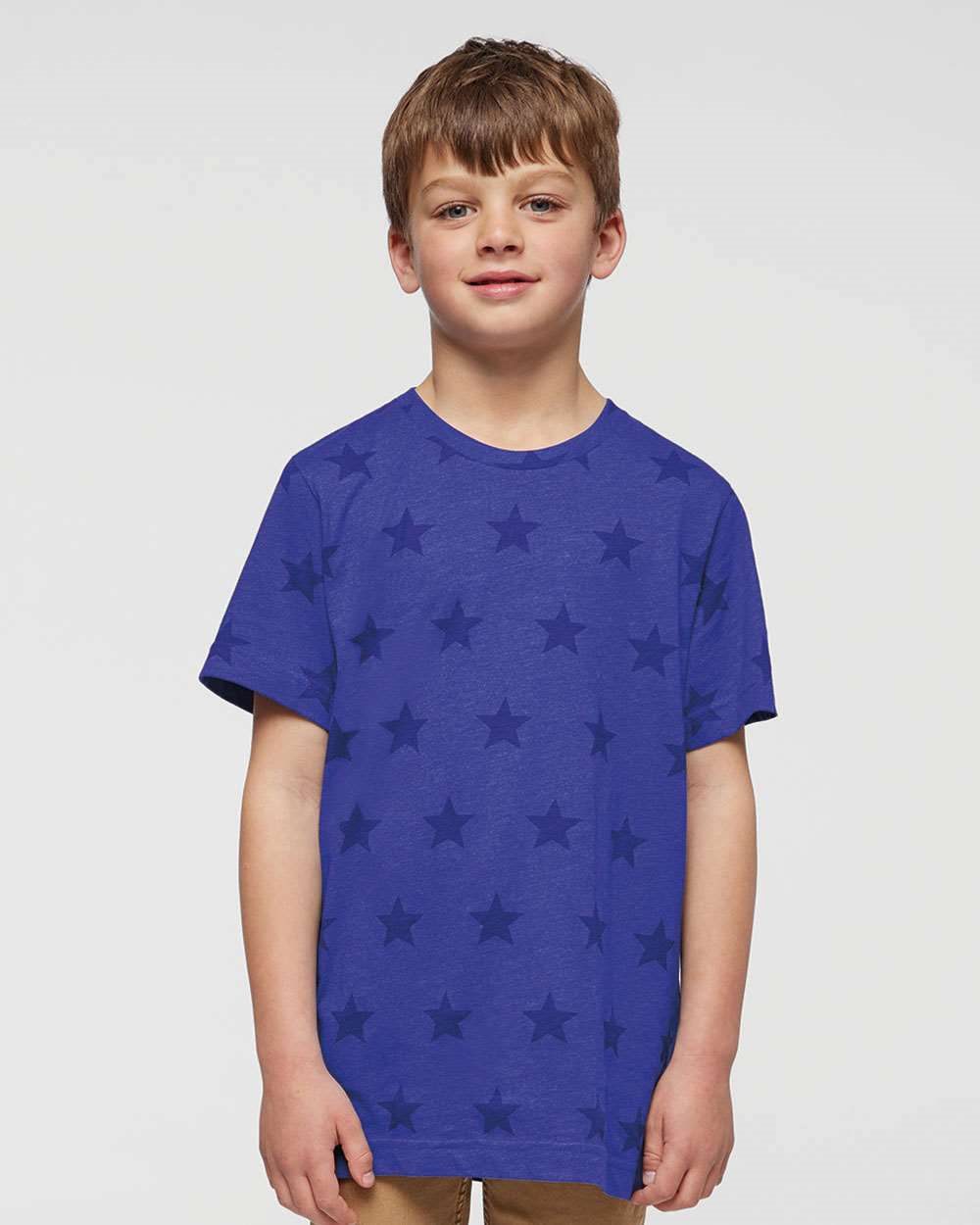 Youth Star Print Tee - 2229