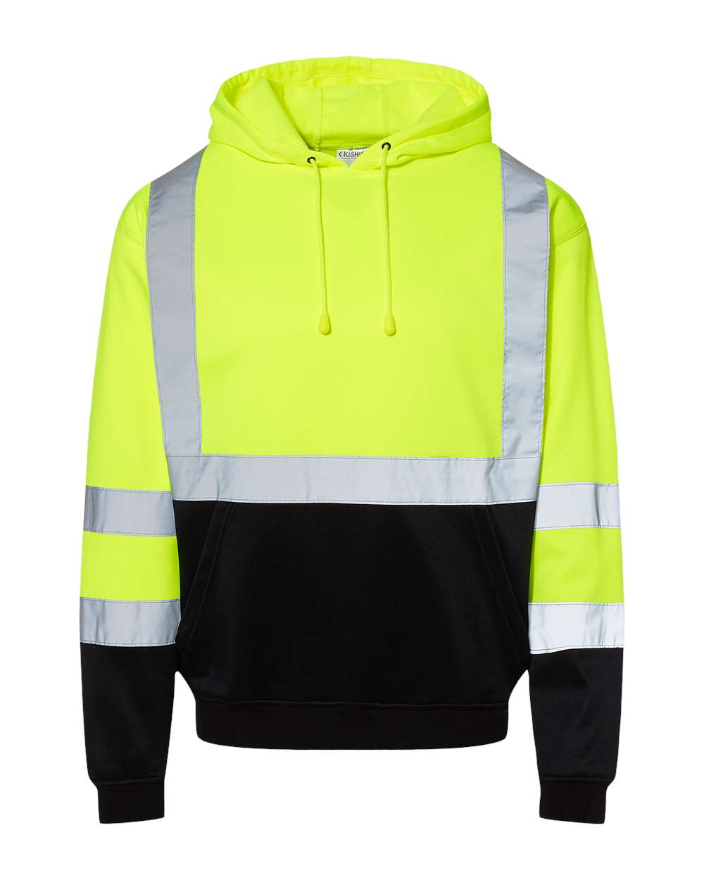 Unisex Hi-Vis Hooded Sweatshirt - JS154