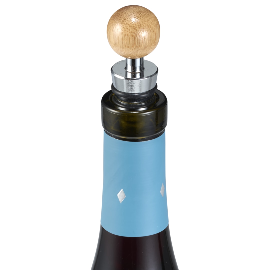 4 Piece Bamboo Wine Gift Set