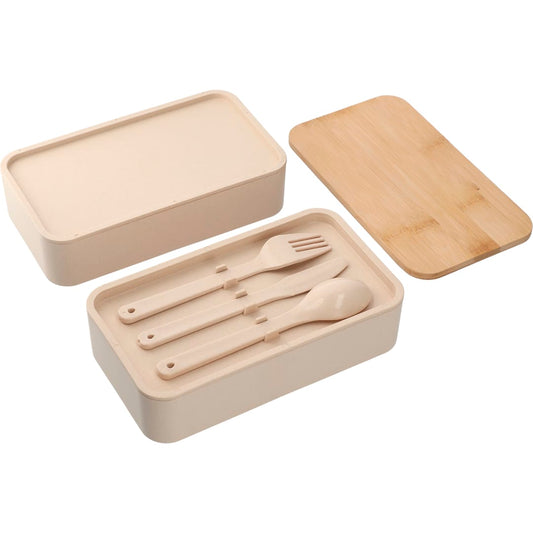 Black Stackable Bamboo Fiber Bento Box