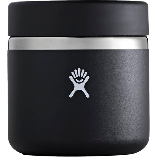 Front View of Black Hydro Flask Insulated Food Jar 20oz