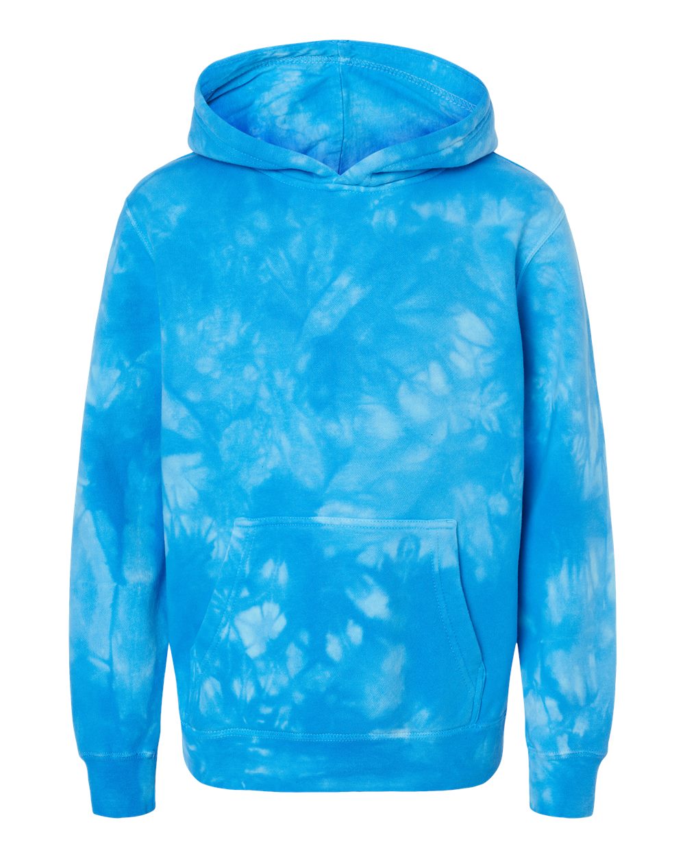 Youth Midweight Tie-Dyed Hooded Sweatshirt - PRM1500TD