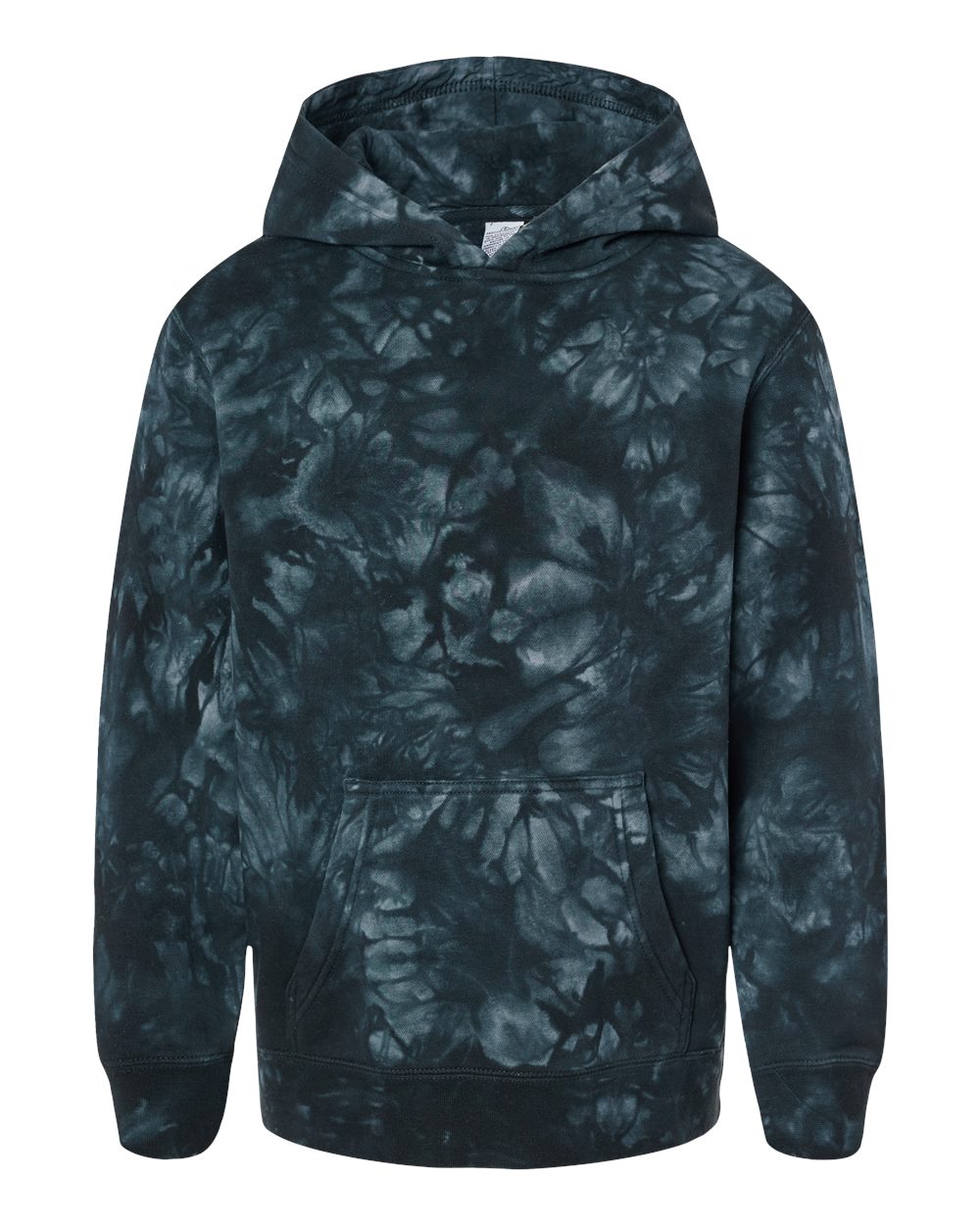 Youth Midweight Tie-Dyed Hooded Sweatshirt - PRM1500TD