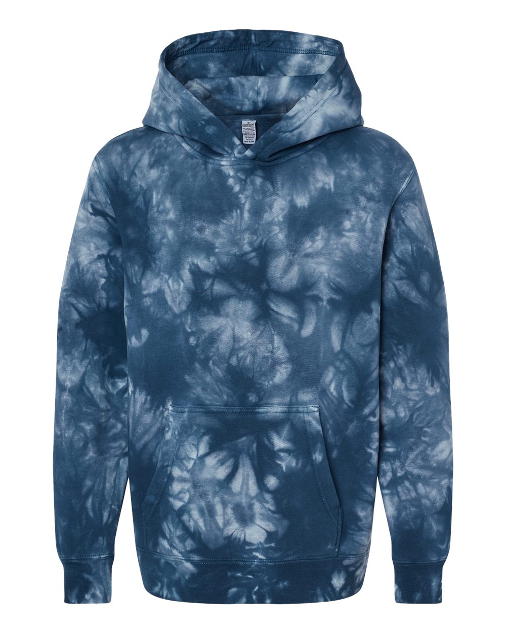 Youth Midweight Tie-Dyed Hooded Sweatshirt - PRM1500TD