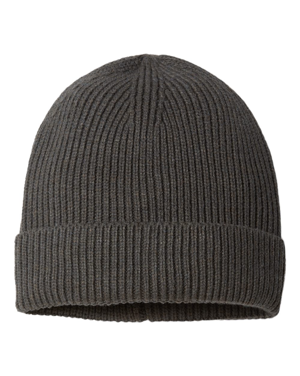 Sustainable Fine Rib Cuffed Beanie - ANDY