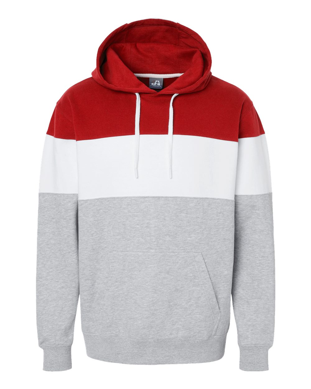 Men's Varsity Fleece Colorblocked Hooded Sweatshirt - 8644