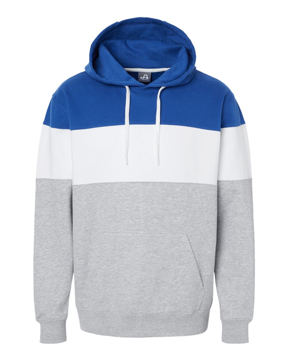 Men's Varsity Fleece Colorblocked Hooded Sweatshirt - 8644