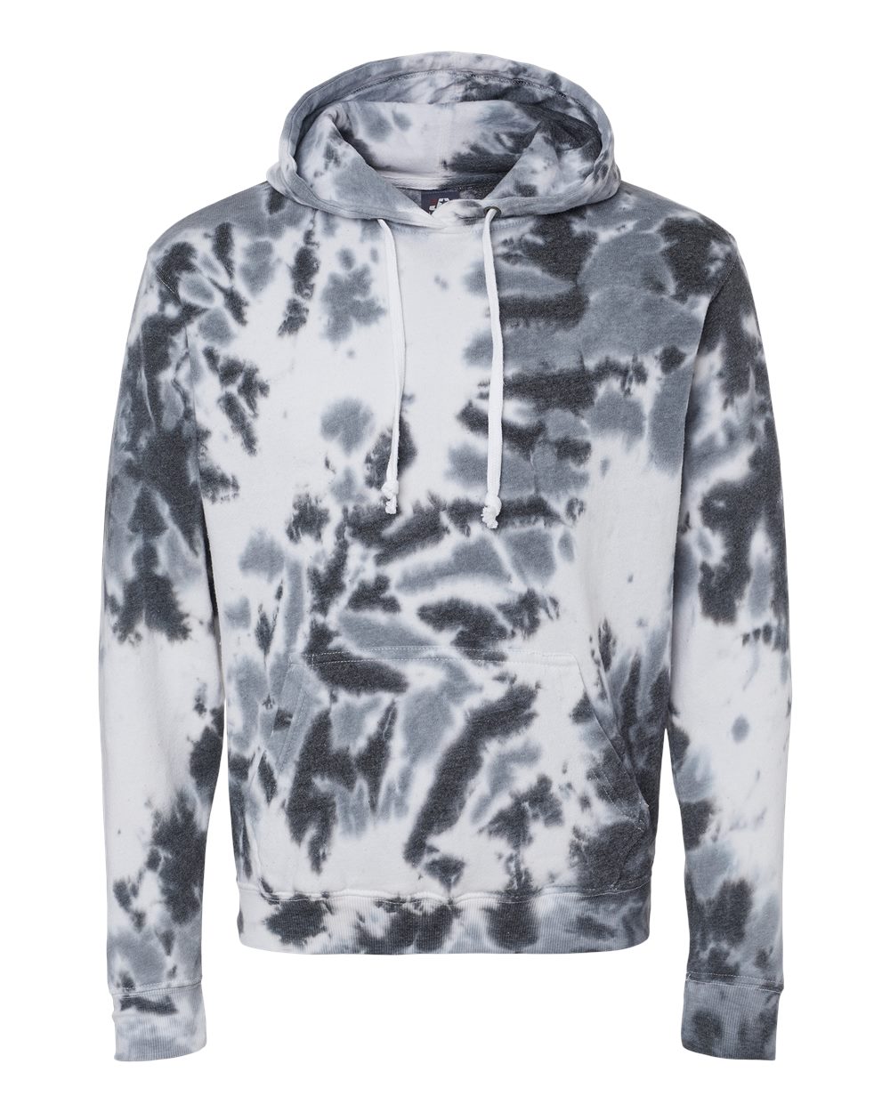 Men's Tie-Dyed Fleece Hooded Sweatshirt - 8861