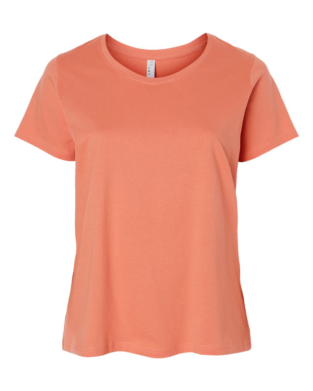 Women's Curvy Collection Fine Jersey Tee - 3816