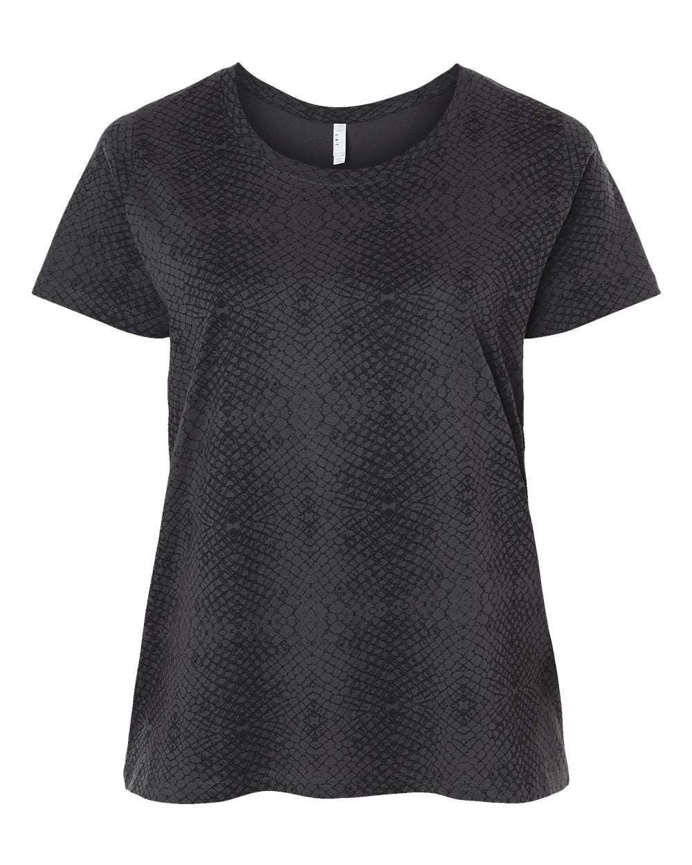 Women's Curvy Collection Fine Jersey Tee - 3816
