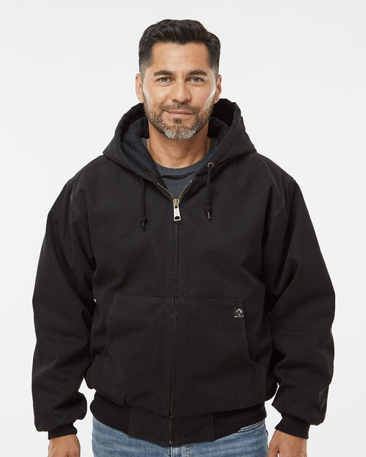 Men's Cheyenne Boulder Cloth™ Hooded Jacket with Tricot Quilt Lining - 5020