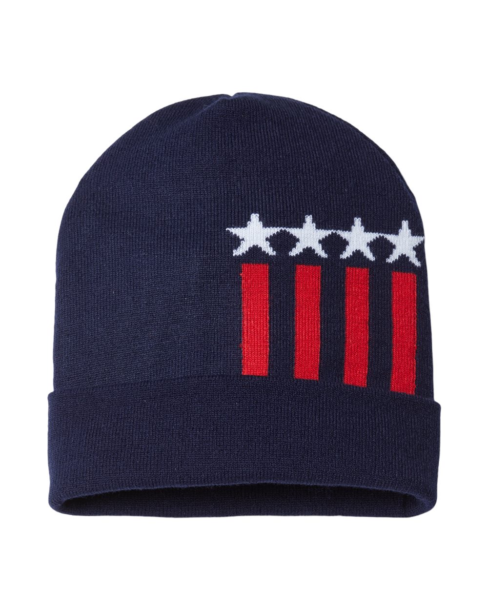 USA-Made Patriotic Cuffed Beanie - RK12