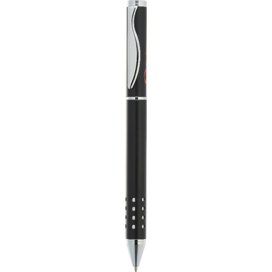 Front View of Black Tuscany Ballpoint