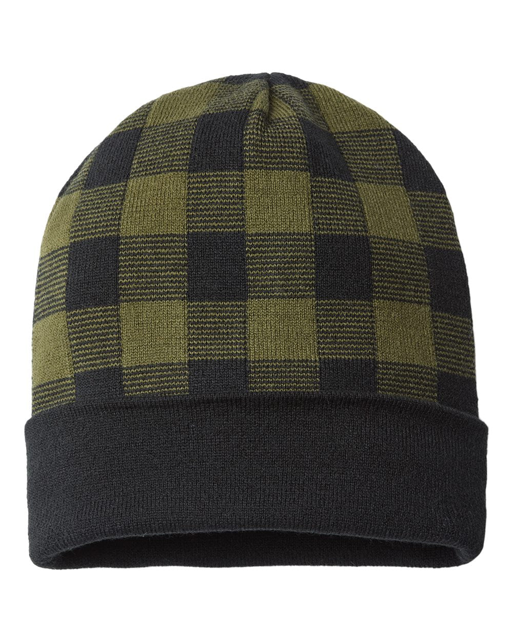 USA-Made Plaid Beanie - RKP12